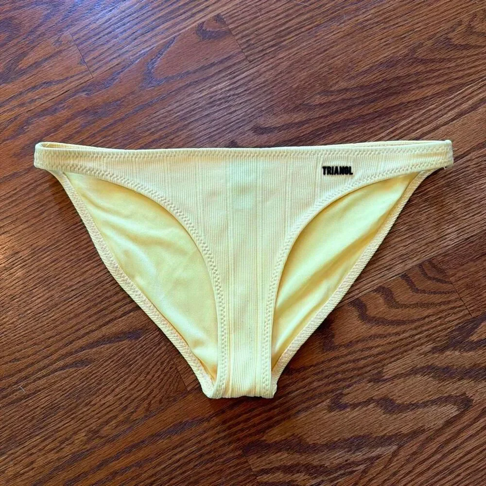 Triangl yellow bikini bottoms size small